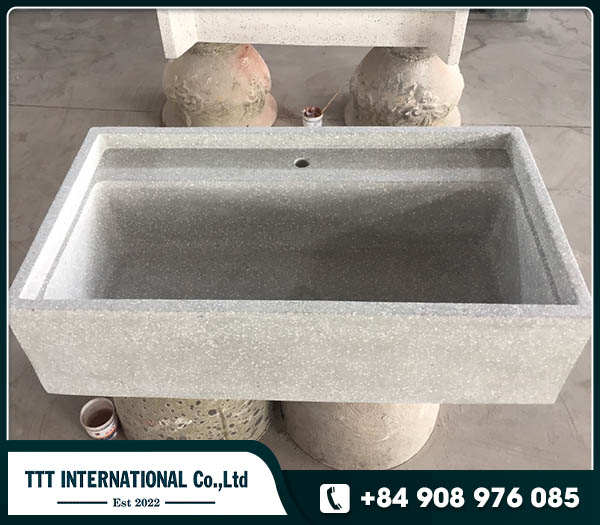 Terrazzo washbasin